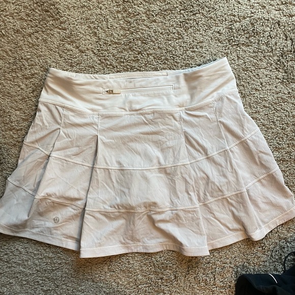 White Pace Rival Mid-Rise Skirt Long - Picture 5 of 9